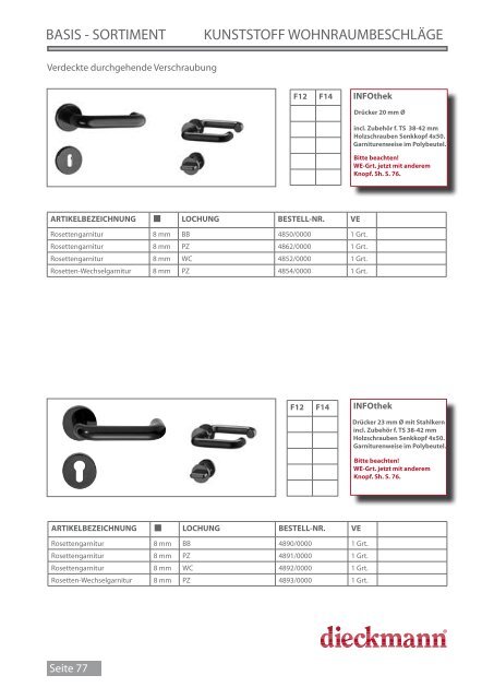 Dieckmann Gesamtkatalog