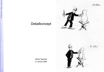 Detailkonzept - Information Management