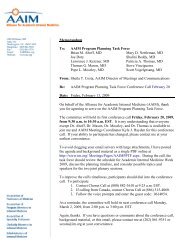 02-20-09 aaim pptf call material - Alliance for Academic Internal ...