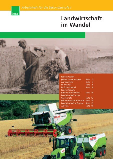 Landwirtschaft im Wandel - information.medien.agrar eV