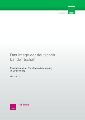 Das Image der deutschen Landwirtschaft - information.medien.agrar ...