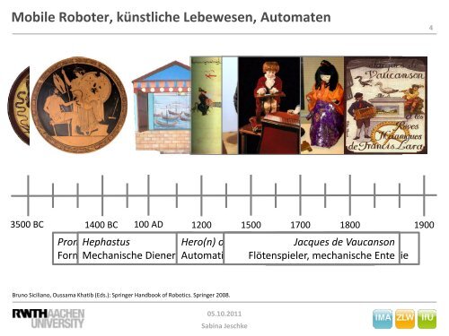 III. Humanoide Roboter - IMA,ZLW & IfU - RWTH Aachen University