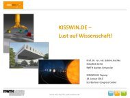 KISSWIN.DE - IMA,ZLW & IfU - RWTH Aachen University