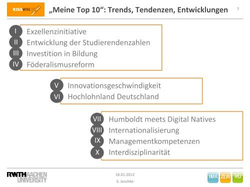 KISSWIN.DE - IMA,ZLW & IfU - RWTH Aachen University