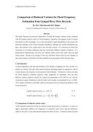 Comparison of Reduced Variates for Flood Frequency Estimation ...