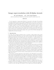 Image super-resolution with B-Spline kernels - Institute of ...