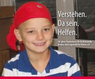 Verstehen. Da sein. Helfen. - Förderkreis für krebskranke Kinder und ...