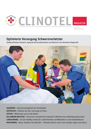 Optimierte Versorgung Schwerstverletzter - CLINOTEL ...