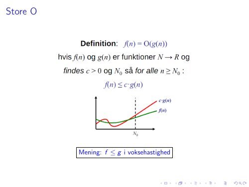 Slides om asymptotisk analyse