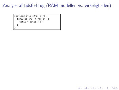 Slides om asymptotisk analyse