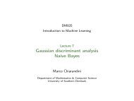 Gaussian discriminant analysis, naive Bayes