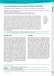 AR TICLE Ascus apical apparatus and ascospore ... - IMA Fungus