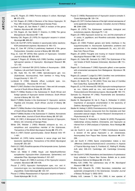 AR TICLE Ascus apical apparatus and ascospore ... - IMA Fungus