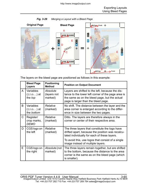 ORIS PDF Tuner Version 4.4.8 User Manual - image2output - Support