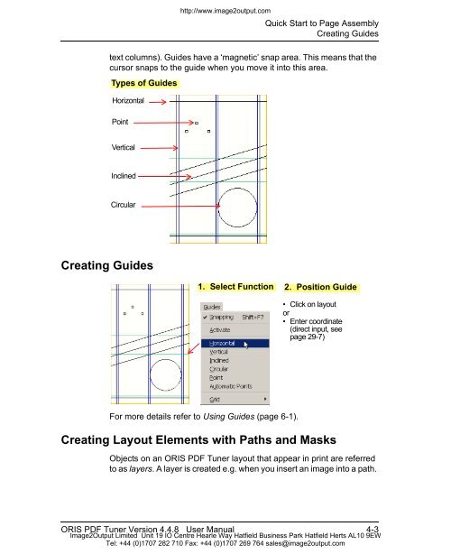 ORIS PDF Tuner Version 4.4.8 User Manual - image2output - Support