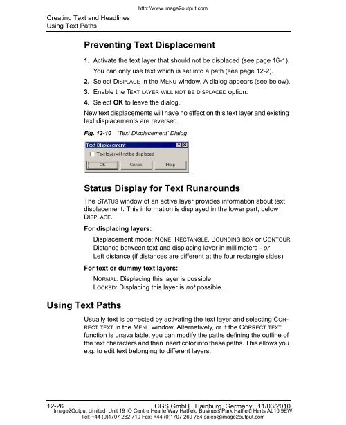 ORIS PDF Tuner Version 4.4.8 User Manual - image2output - Support