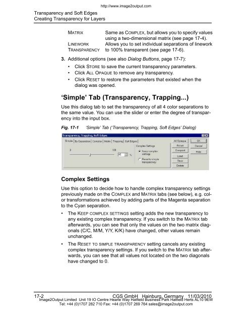 ORIS PDF Tuner Version 4.4.8 User Manual - image2output - Support