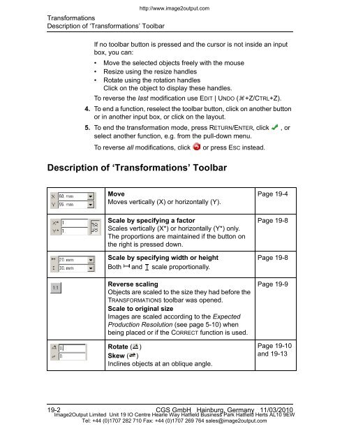 ORIS PDF Tuner Version 4.4.8 User Manual - image2output - Support