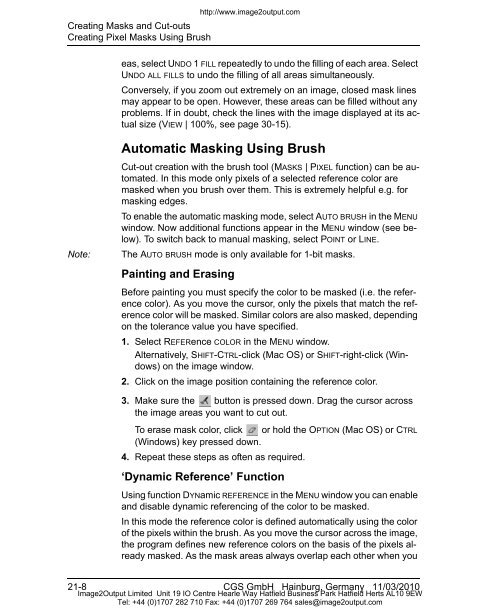 ORIS PDF Tuner Version 4.4.8 User Manual - image2output - Support