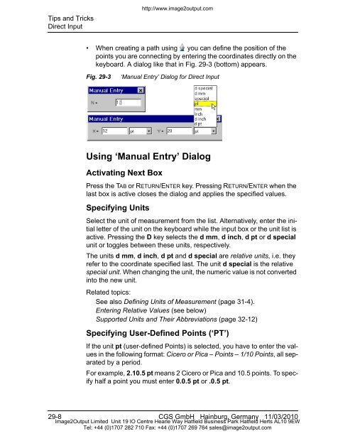 ORIS PDF Tuner Version 4.4.8 User Manual - image2output - Support