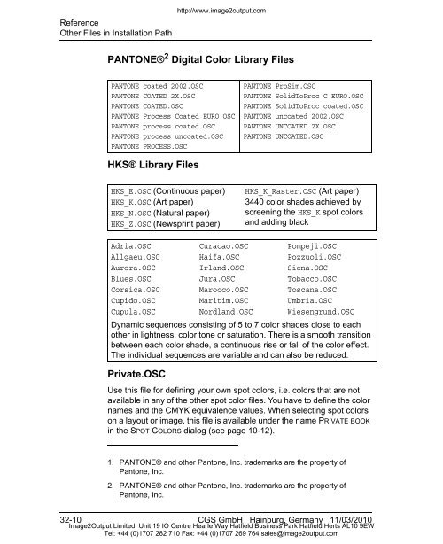 ORIS PDF Tuner Version 4.4.8 User Manual - image2output - Support