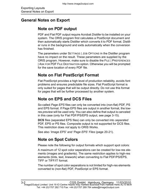 ORIS PDF Tuner Version 4.4.8 User Manual - image2output - Support