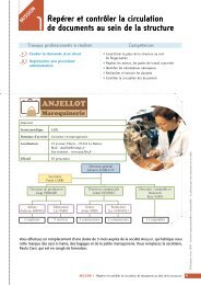 Repérer et contrôler la circulation de documents au sein ... - Hachette