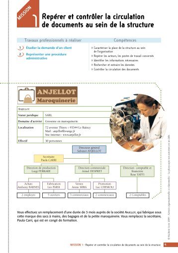 Repérer et contrôler la circulation de documents au sein ... - Hachette