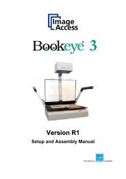Setup and Assembling Bookeye 3 - Image Access Inc.