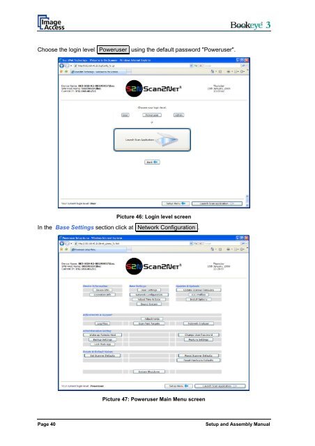 Setup and Assembling Bookeye 3 - Image Access Inc.