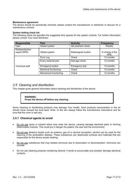 NewTom VG User Manual rev 4.0 - Image Works