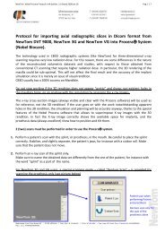 NewTom Interface with Nobel BioCare Procera - Image Works