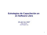 Estrategias de CapacitaciÃ³n en en Software Libre - Imaginar