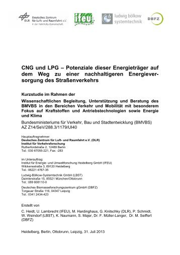 CNG und LPG - Ludwig-Bölkow-Systemtechnik GmbH