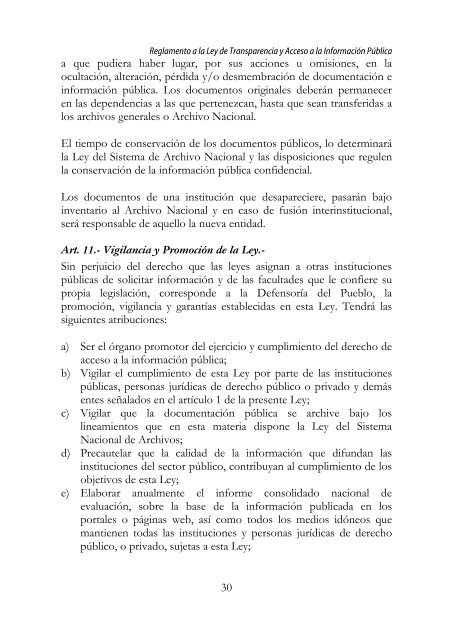 Acceso a la InformaciÃ³n PÃºblica en Ecuador, 2005 - Imaginar