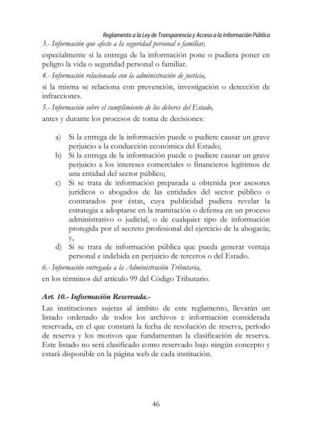 Acceso a la InformaciÃ³n PÃºblica en Ecuador, 2005 - Imaginar