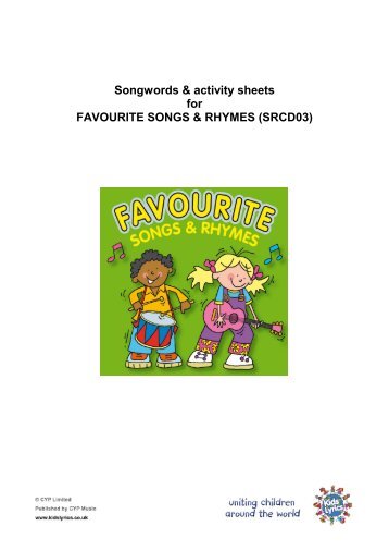 to download the words to the songs on this album, with free activity ...