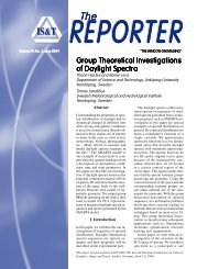 Group Theoretical Investigations of Daylight Spectra - Society for ...