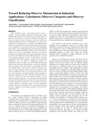 Toward Reducing Observer Metamerism in Industrial Applications ...
