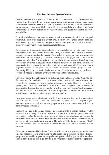 Uma Introduo ao Quarto Caminho - ImagoMundi