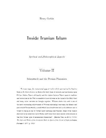 Inside Iranian Islam - ImagoMundi