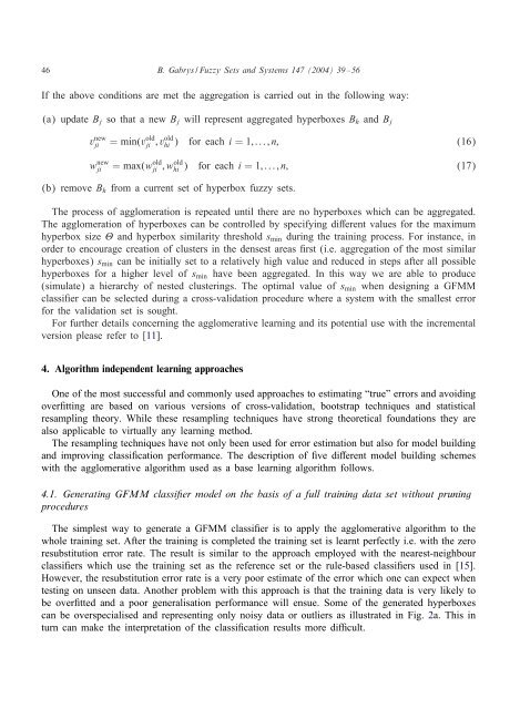 Learning hybrid neuro-fuzzy classifier models from data: to combine ...