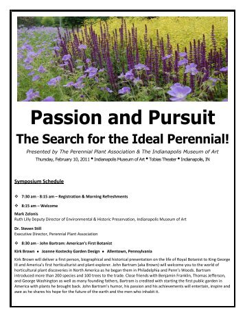 Passion and Pursuit - Indianapolis Museum of Art