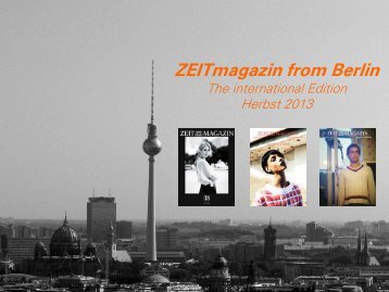 ZEITmagazin from Berlin - IQ media marketing