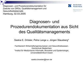 Indikatoren zur Patientensicherheit - Institut für Medizinische ...