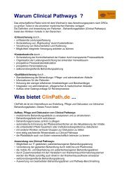 Warum Clinical Pathways ? Was bietet ClinPath.de ...