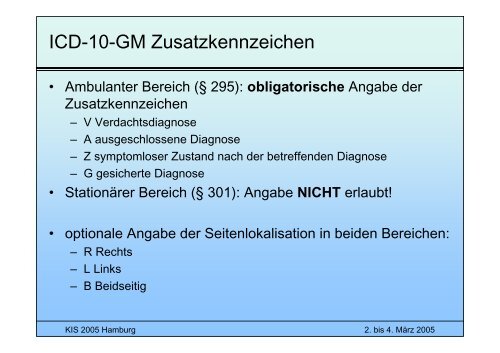 Aktuelles zu ICD-10-GM,