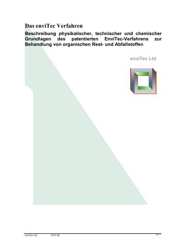 Verfahrensbeschreibung enviTec (4,55 MB) - IMC GmbH