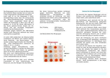 Blutgruppe mit Nothilfepass - IMD Berlin