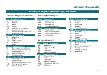 Allergiediagnostik - IMD Berlin